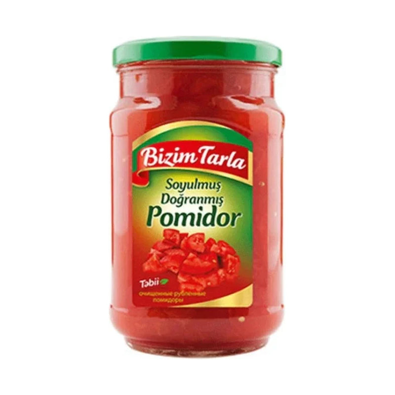 BIZIM TARLA CHOPPED TOMATOES (SOYULMUS DOGRANMIS) 640GR, PACK OF 12