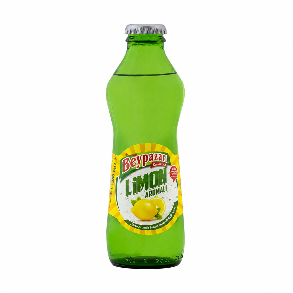 BEYPAZARI MINERAL WATER LEMON 200ML 24 PCS