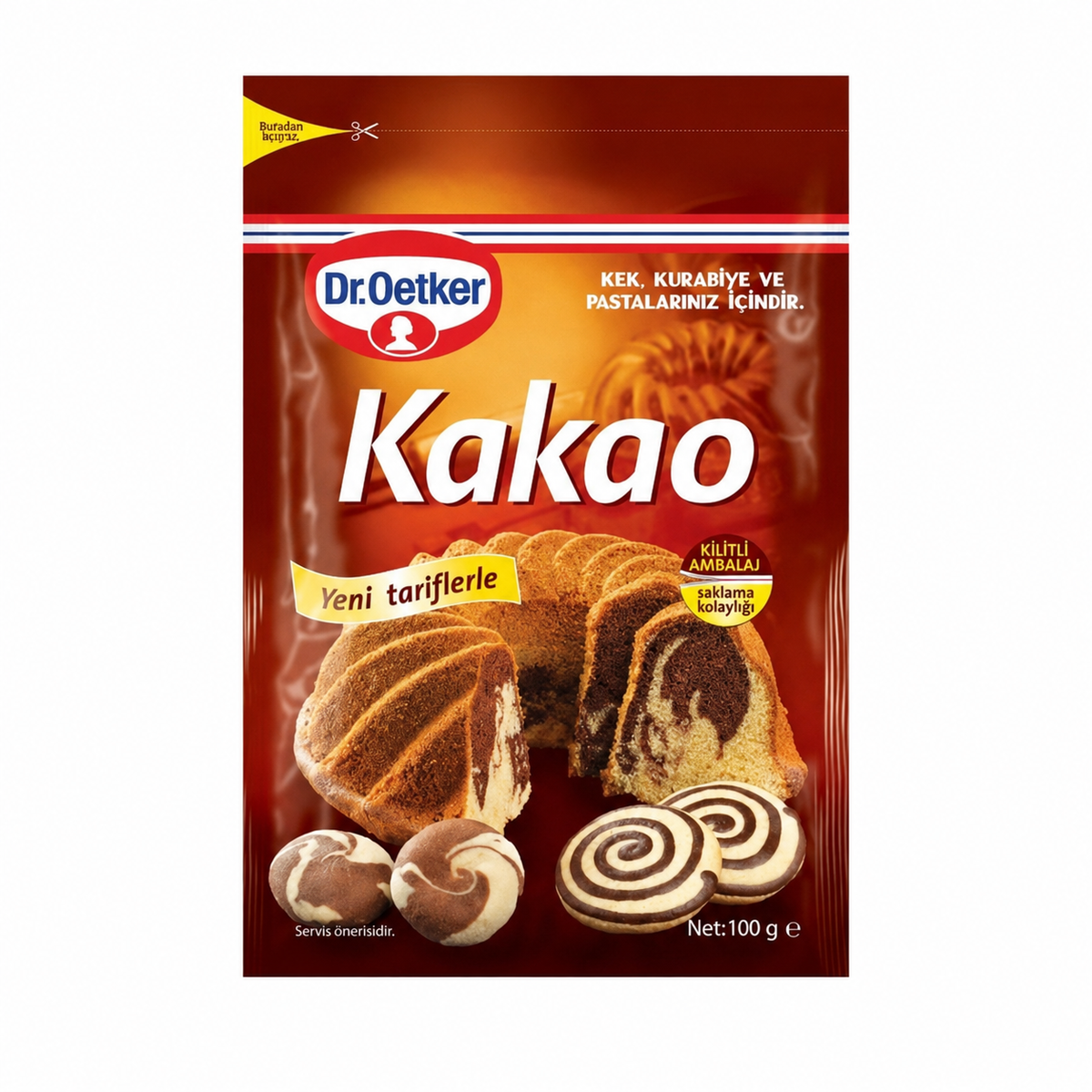 DR OETKER CACAO (KAKAO) 100 GR 24 PCS