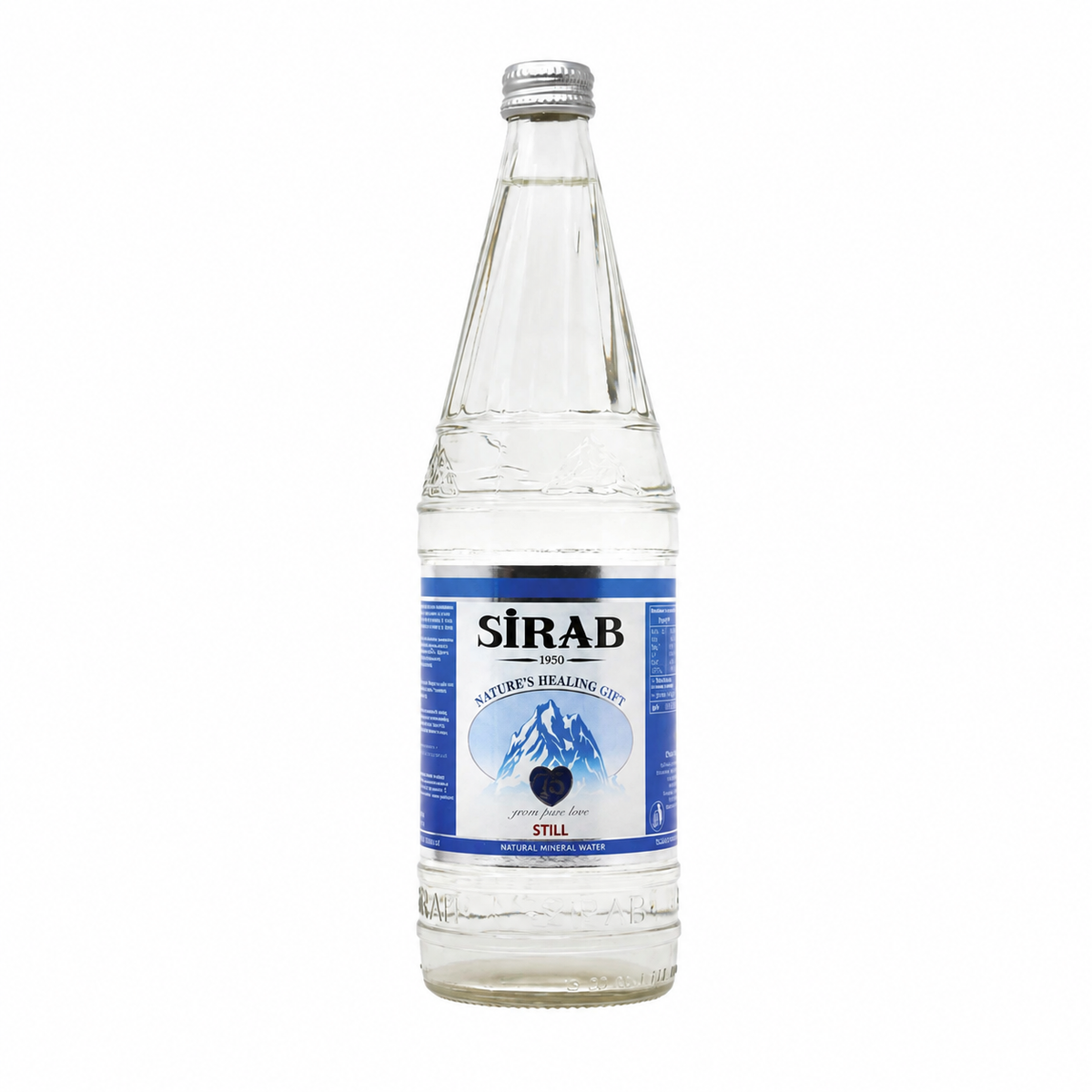 SIRAB STILL WATER GLASS 500ML 20 PCS