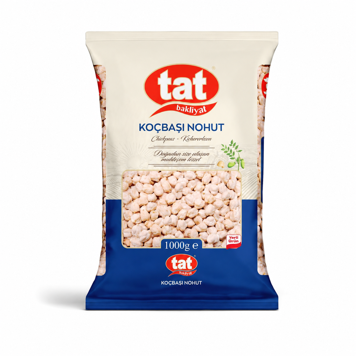 TAT CHICKPEAS 9MM (KOCBASI NOHUT) 1KG PACK OF 15