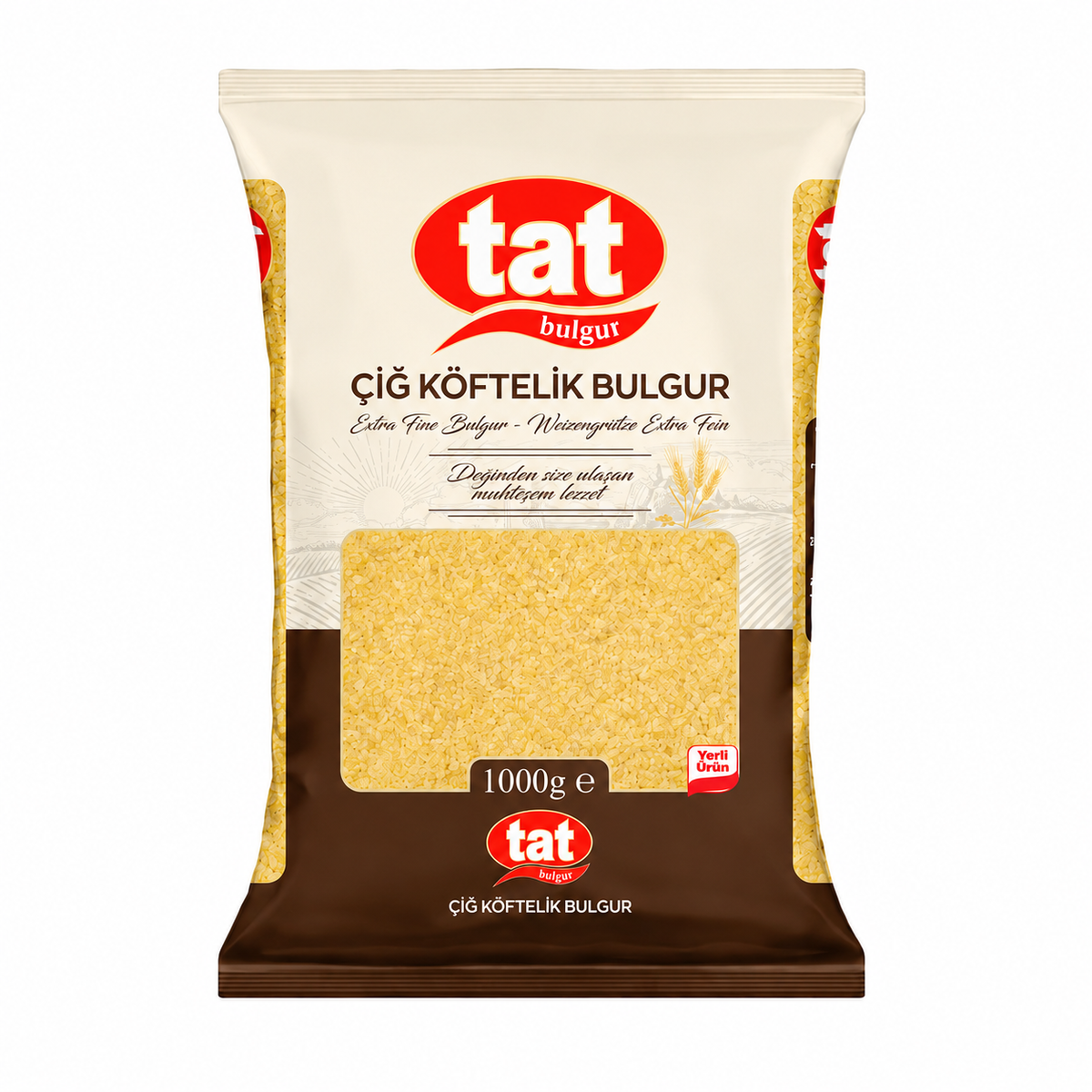 TAT EXTRA FINE BULGUR (CIG KOFTELIK) 1KG PACK OF 15