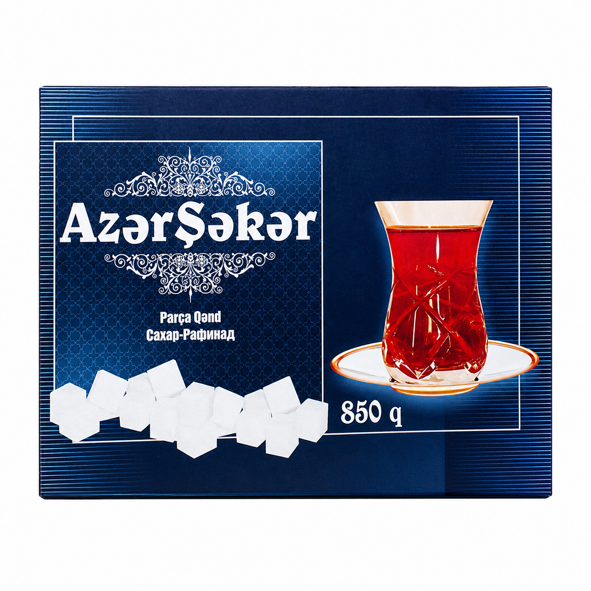 AZER SEKER CUBE SUGAR 850 GR, PACK OF 16
