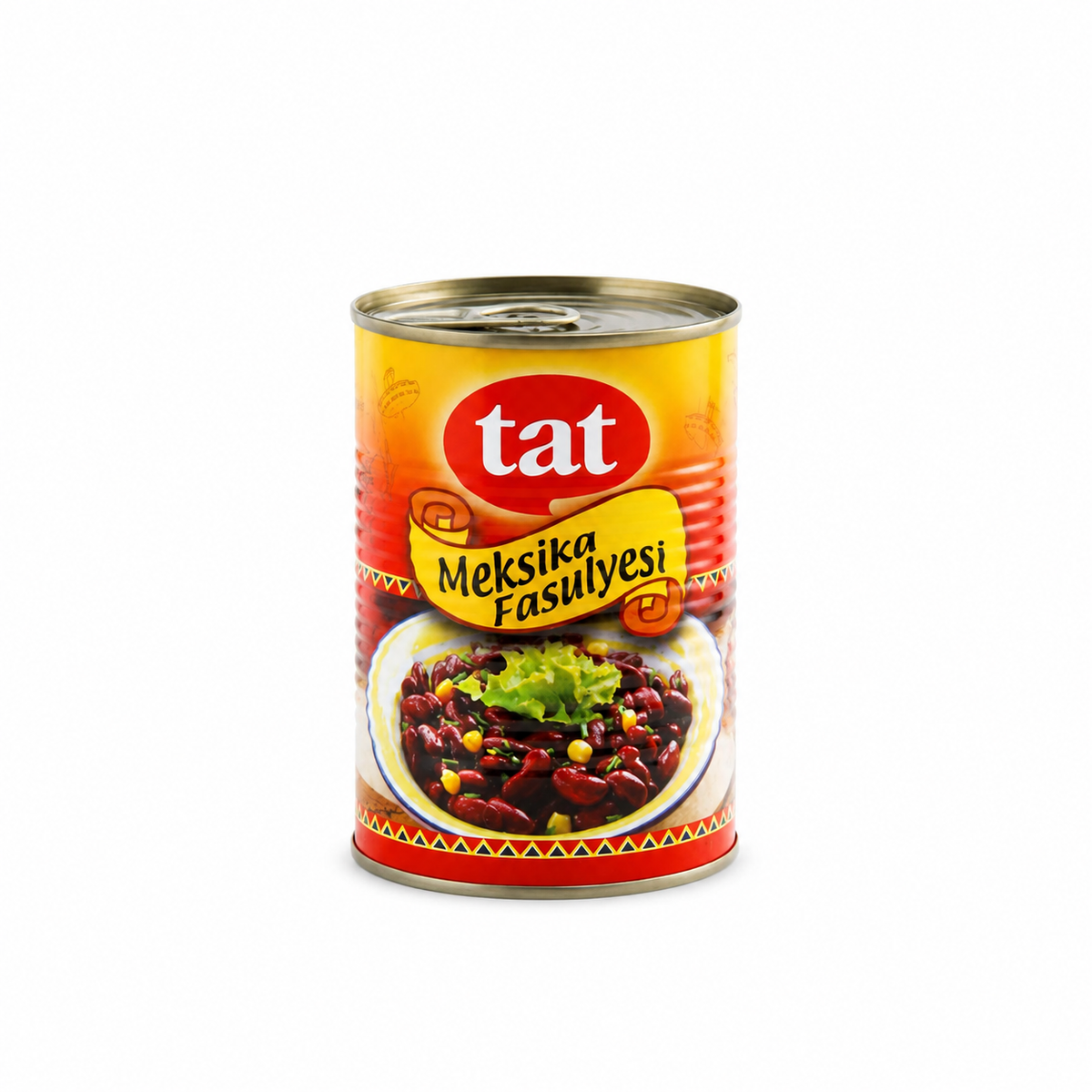 TAT MEXICAN BEANS CAN 800GR, PACK OF 12