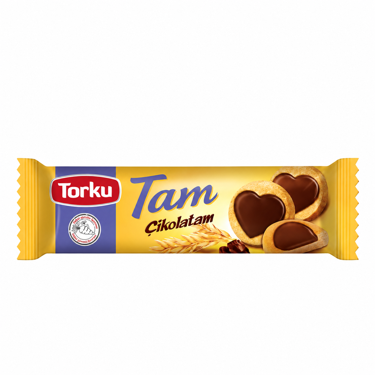 TORKU TAM - OAT BISCUITS WITH MILK CHOCOLATE AND MILK CREAM MP 249 GR, PACK OF 12
