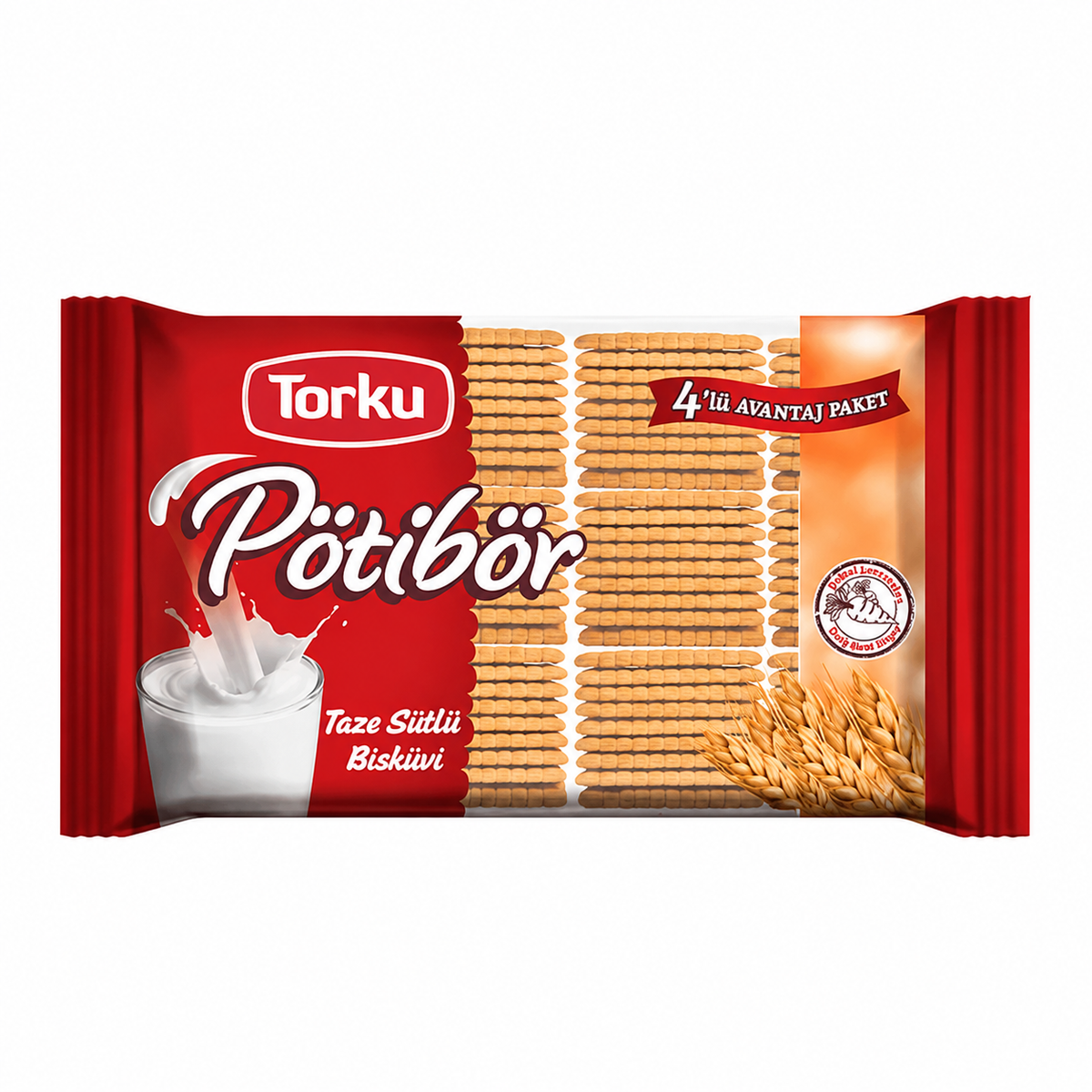 TORKU PETIT BEURRE BISCUIT (POTIBOR) 700GR, PACK OF 6