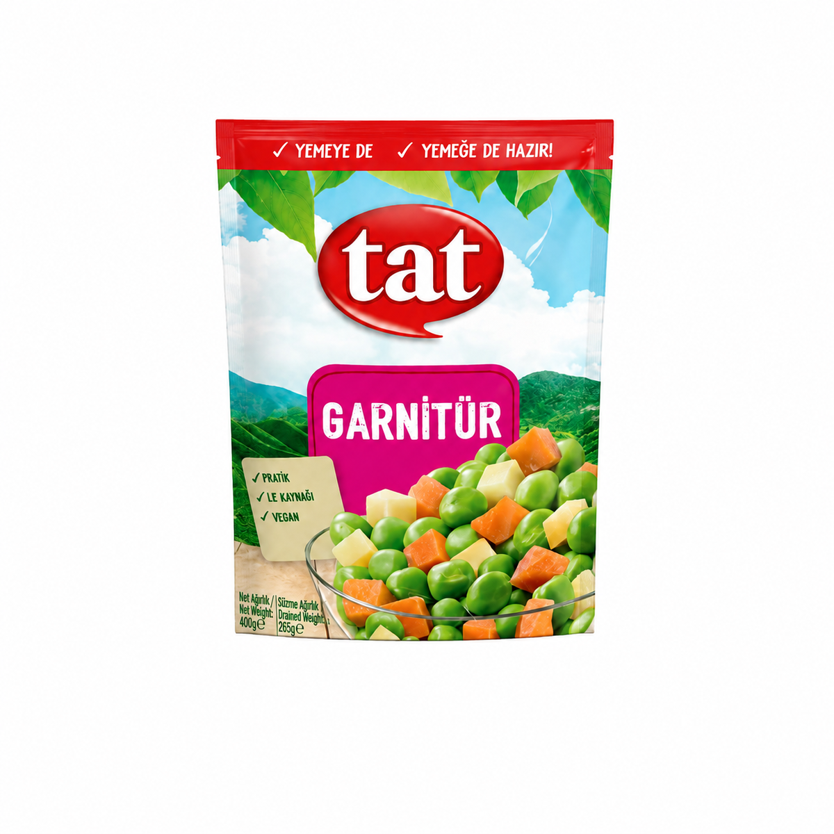 TAT PEA GARNISH (BEZELYE GARNITUR) DOYPACK 560GR, PACK OF 12