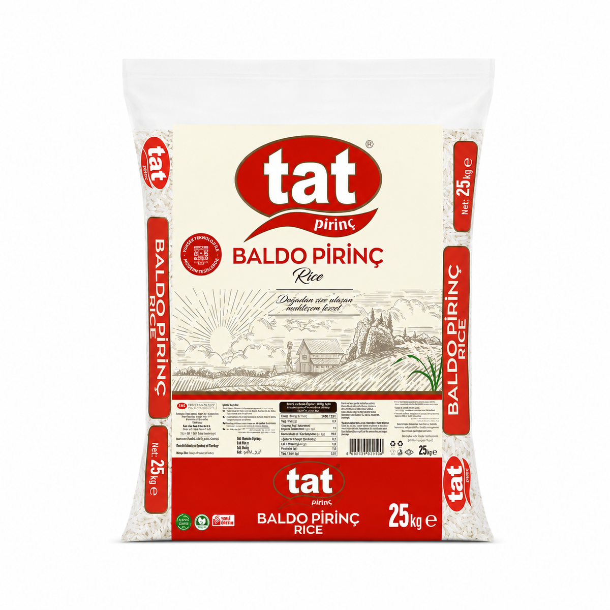 TAT BALDO RICE 55LB (25 KG)