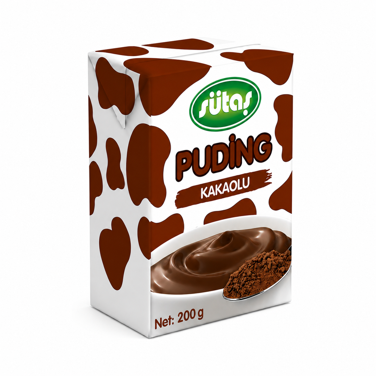 SUTAS UHT PUDDING COCOA 200GR, PACK OF 27