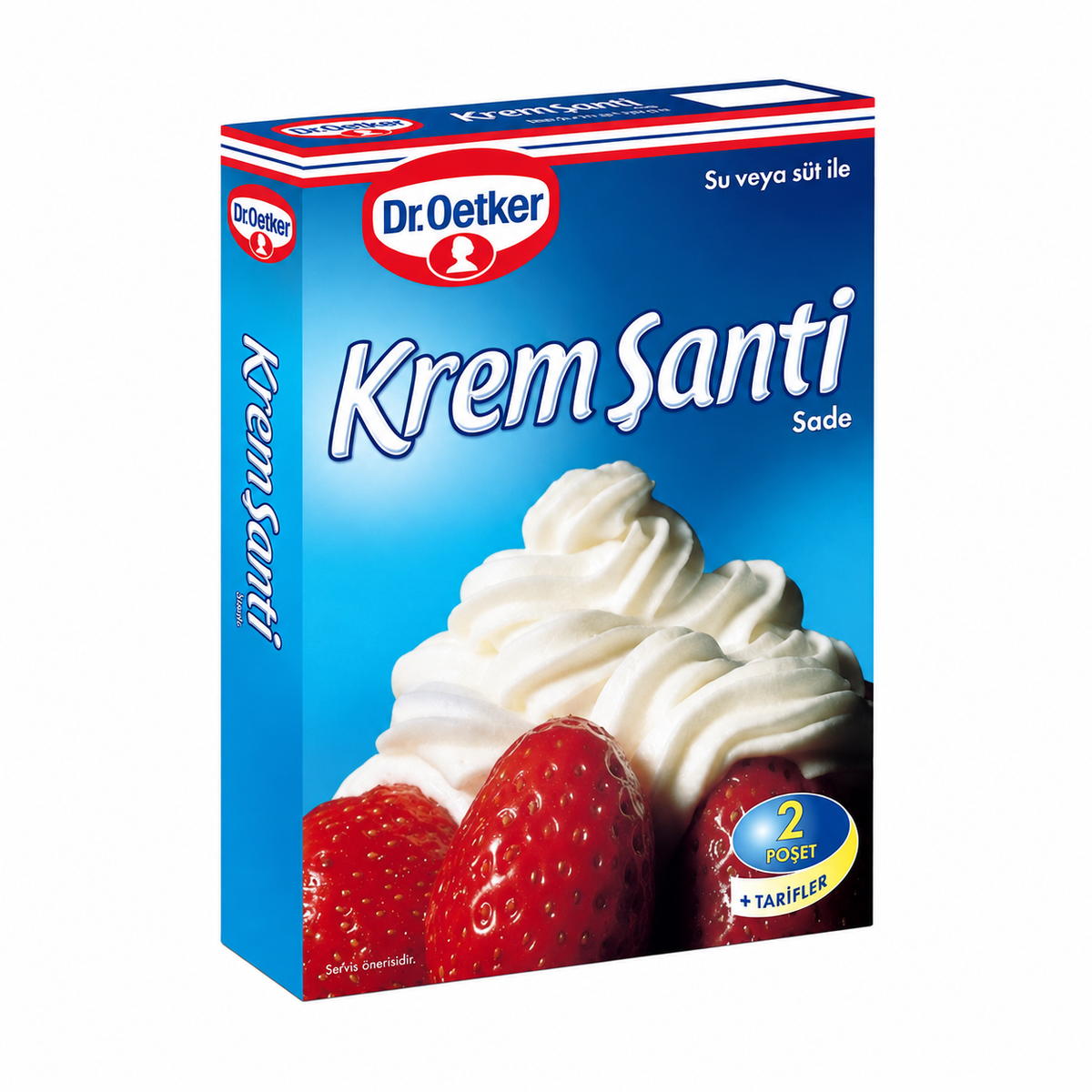 DR OETKER WHIPPED CREAM PLAIN (KREM SANTI SADE) 150GR 12 PCS
