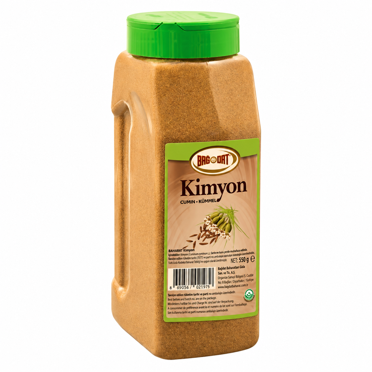 BAGDAT CUMIN GROUND/KIMYON PET 550 GR 6 PCS