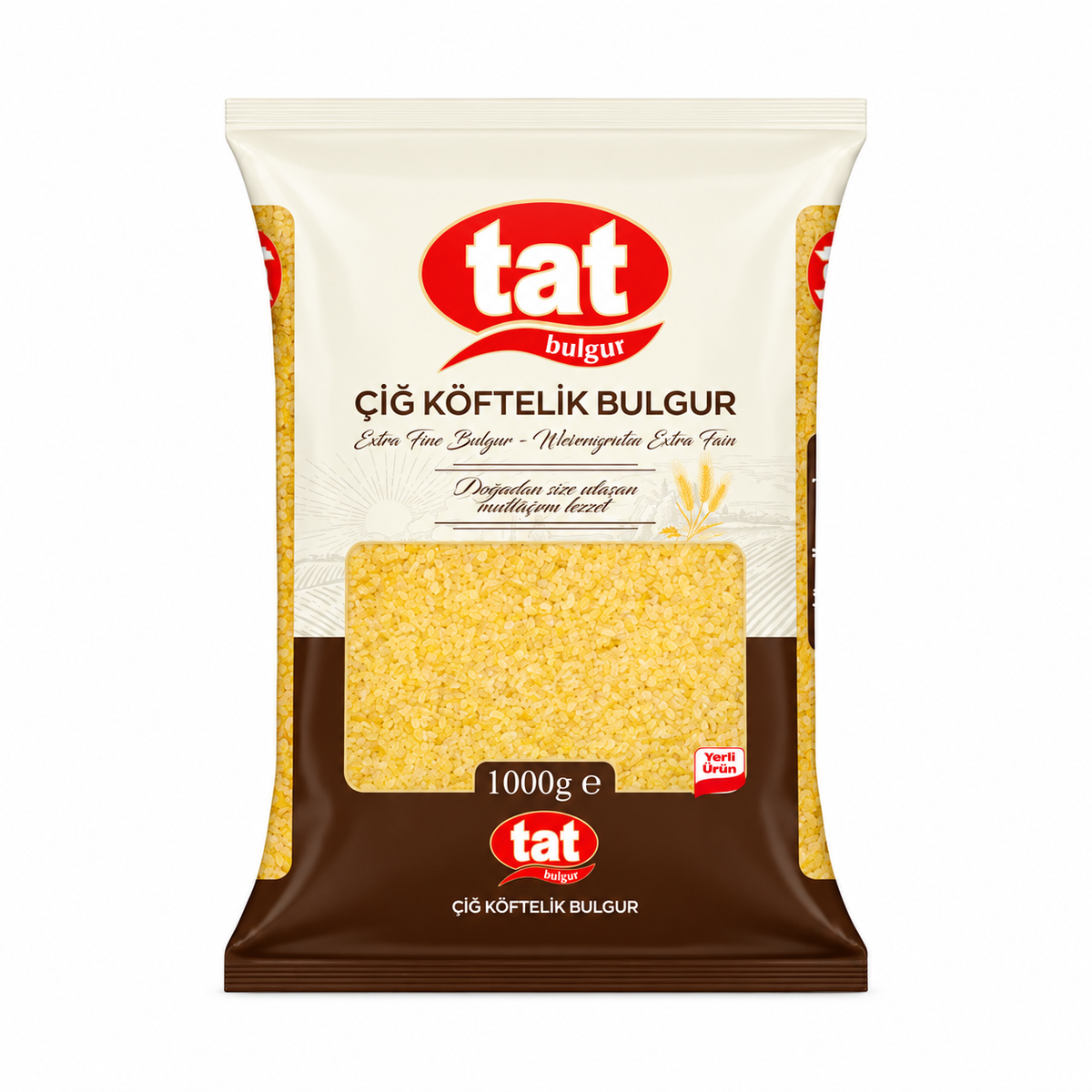 TAT EXTRA FINE BULGUR (CIG KOFTELIK) 1KG 15 PCS