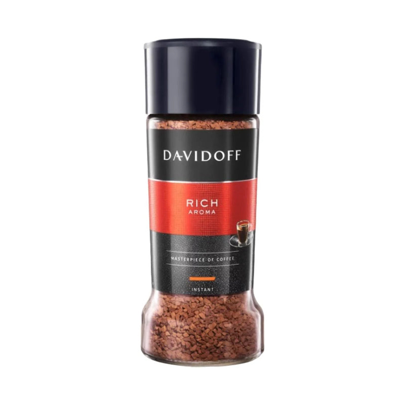 DAVIDOFF COFFEE RICH AROMA (3.5 OZ) 100GR, PACK OF 6