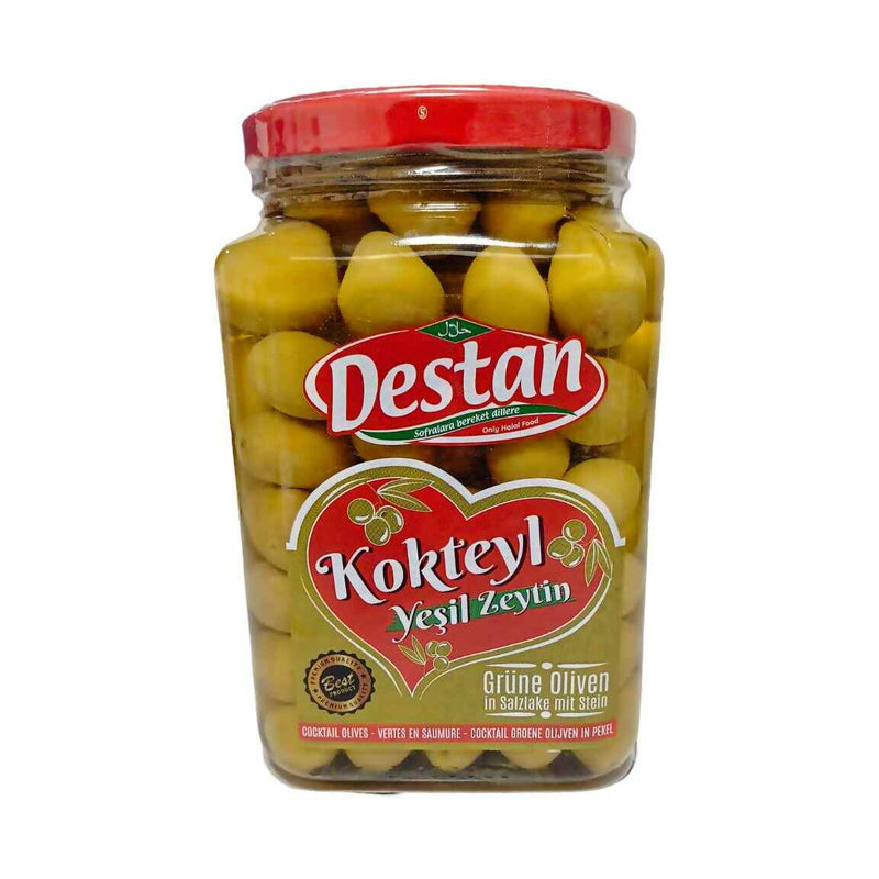 DESTAN GREEN OLIVES (KOKTEYL) (L-M) 900GR 6 PCS