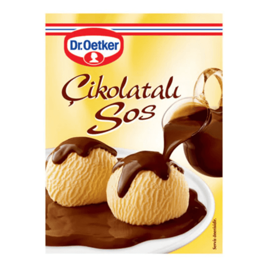 DR.OETKER CHOCOLATE SAUCE (CIKOLATALI SOS) 123 GR 24 PCS