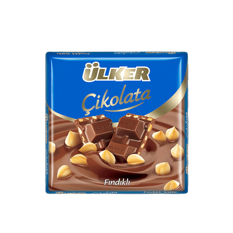ULKER CHOCOLATE W HAZELNUT 60 GR 6 PCS