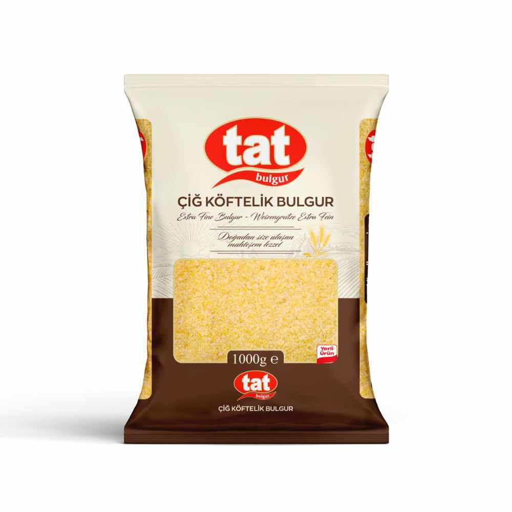 TAT EXTRA FINE BULGUR (CIG KOFTELIK) 1KG PACK OF 15
