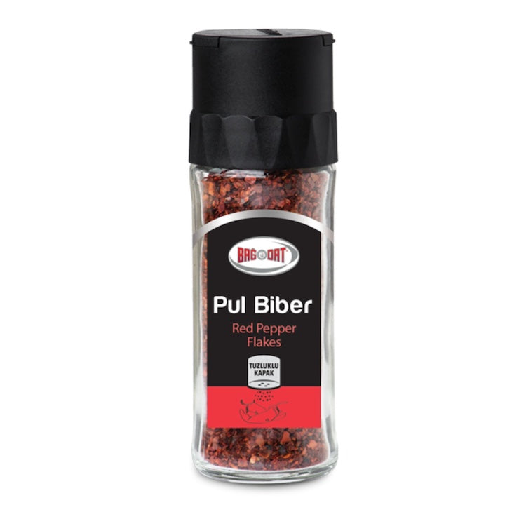 BAGDAT RED PEPPER FLAKES (PULBIBER TUZLUK) GLASS 42GR 6 PCS