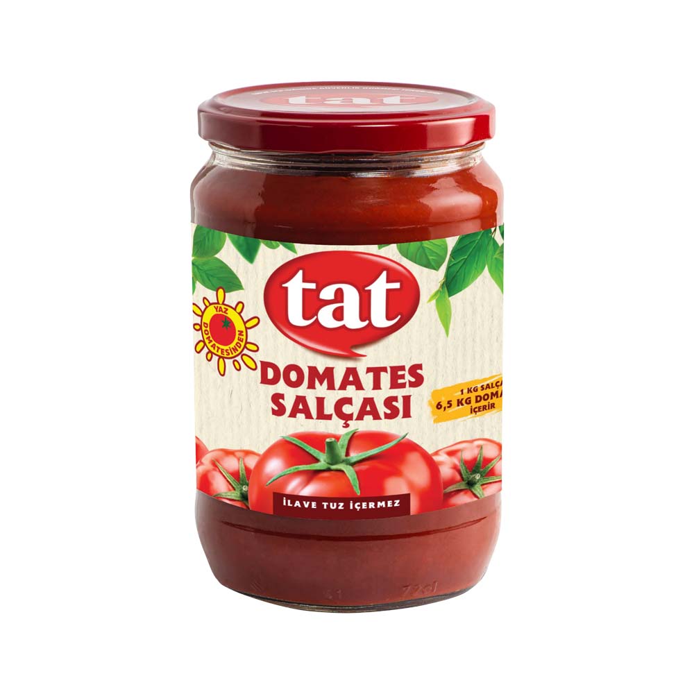TAT TOMATO PASTE (DOMATES SALCASI) 720 CC 12 PCS