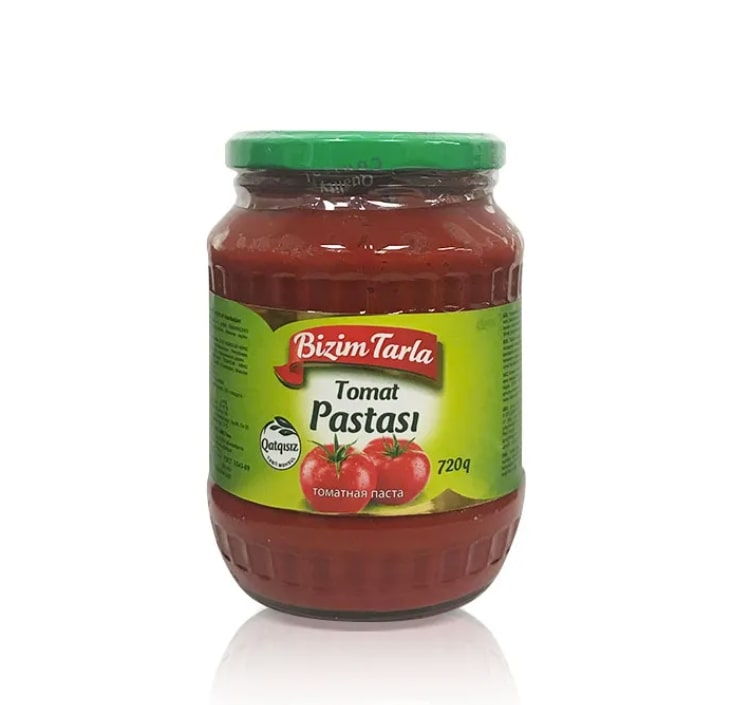 BIZIM TARLA TOMATO PASTE 720 GR 12 PCS