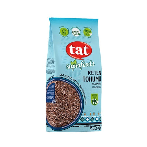 TAT FLAXSEED (KETEN TOHUMU) 500GR PACK OF 8