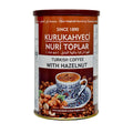 NURI TOPLAR TURKISH COFFEE HAZELNUT (FINDIKLI) TIN BOX 250GR, PACK OF 12