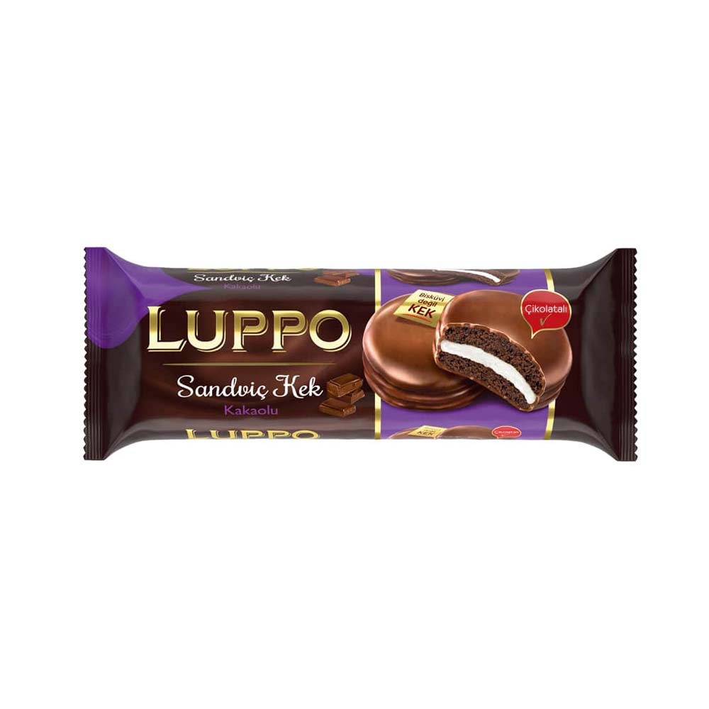 SOLEN LUPPO SANDWICH W COCOA (KAKAOLU) 184GR, PACK OF 12