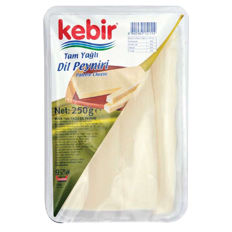 KEBIR STRING CHEESE (DIL PEYNIRI CUBUK) 200 GR, PACK OF 18