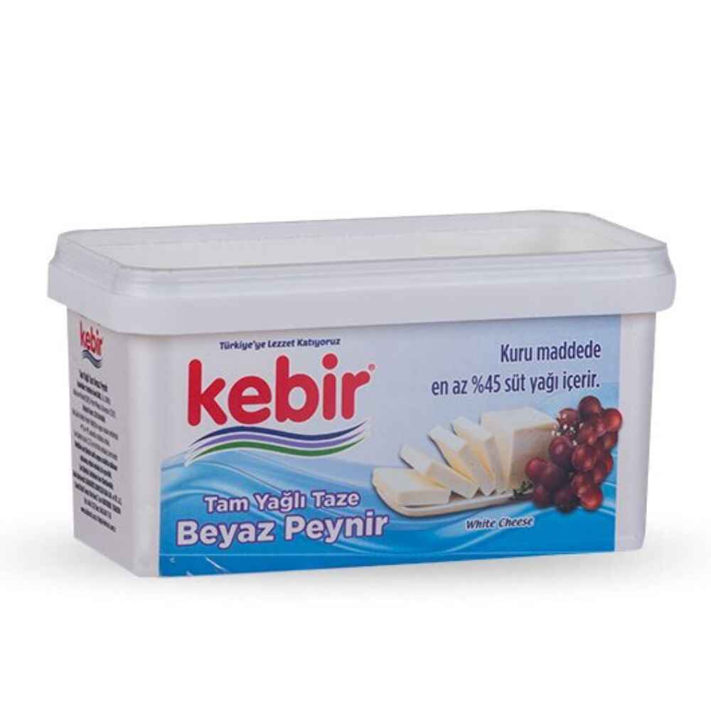 KEBIR FULL FAT WHITE CHEESE 800GR, PACK OF 8