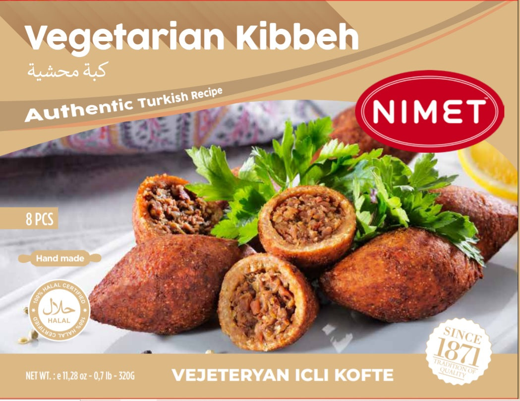 NIMET VEGETARIAN KIBBEH/SEBZELI ICLI KOFTE 320 GR 24 PCS