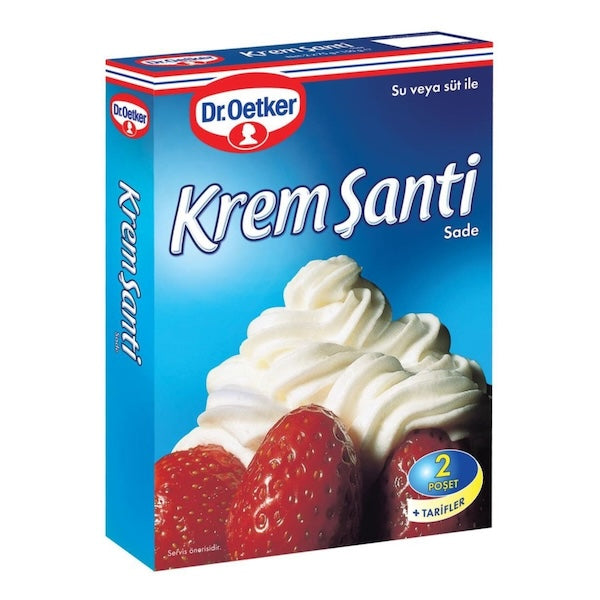DR OETKER WHIPPED CREAM PLAIN (KREM SANTI SADE) 150GR 12 PCS