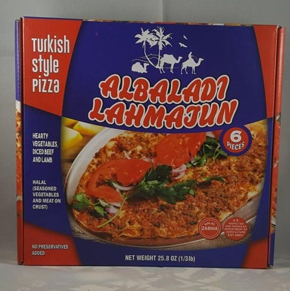 ALABADI LAHMACUN MILD 25.8 OZ 12 PCS