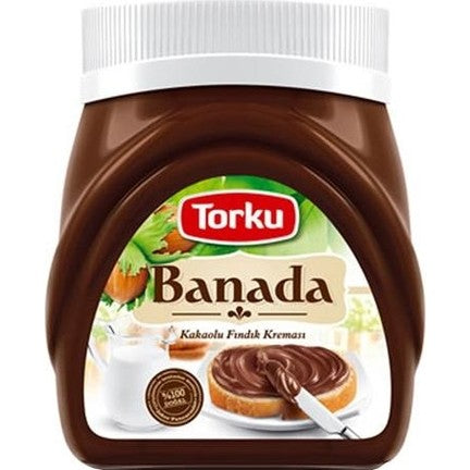 TORKU BANADA COCOA HAZELNUT CREAM GLASS 400GR 12 PCS