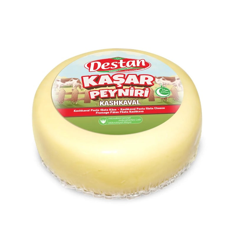 DESTAN ROUND KASHKAVAL (KASAR) CHEESE 350 GR, PACK OF 18