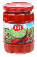 TAT EXTRA QUALITY SWEET RED PEPPER PASTE (TATLI BIBER SALCASI) 580 CC 12 PCS