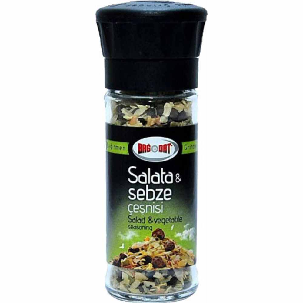 BAGDAT SALAD-VEG. SEASONING GRINDER 45 GR 6 PCS