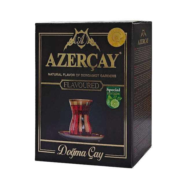 AZERCAY BLACK BERGAMOT FLAVOURED TEA 450 GR, PACK OF 15
