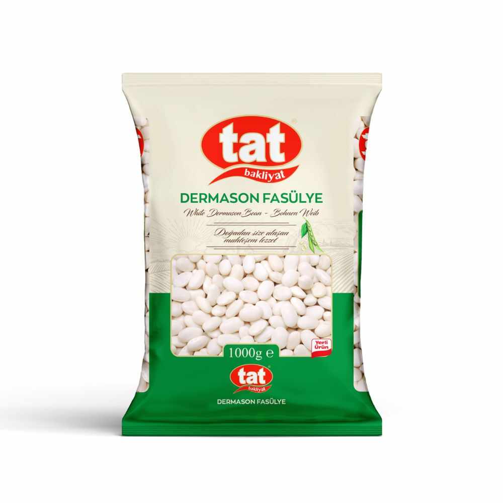 TAT WHITE BEANS (DERMASON FASULYE) 1KG PACK OF 15