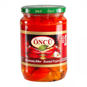 ONCU ROASTED RED PEPPER - KOZLENMIS KIRMIZI BIBER 680 GR, PACK OF 12