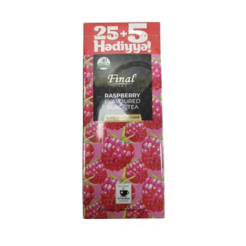 FINAL RASPBERRY TEABAG 60 GR, PACK OF 24