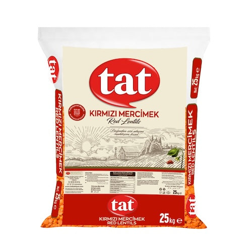 TAT RED SPLIT LENTILS (YAPRAK MERCIMEK) 55LB