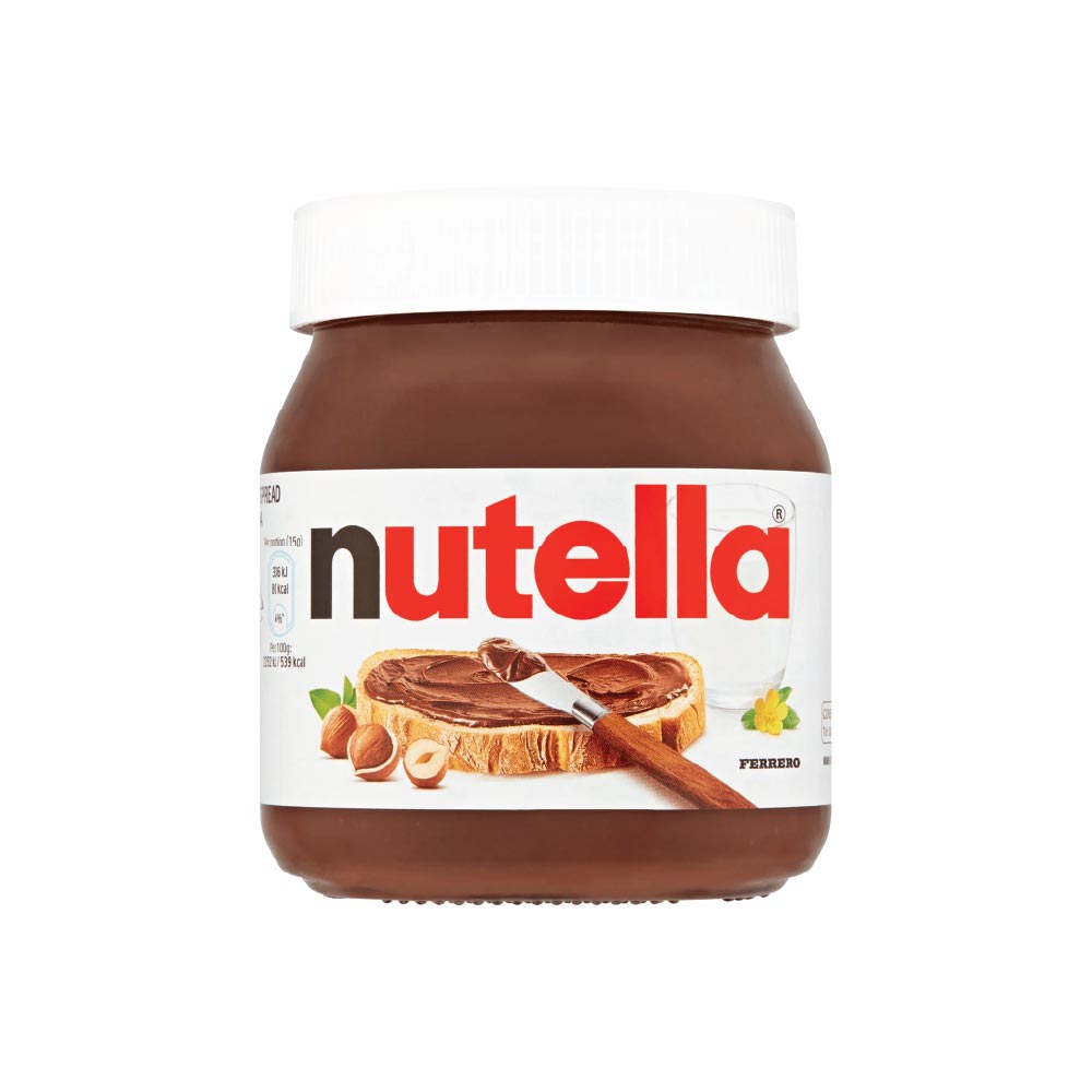 NUTELLA CHOCOLATE SPREAD GLASS JAR 350 GR 15 PCS