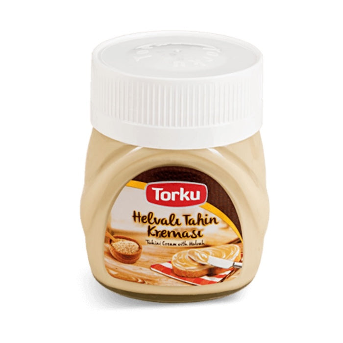 TORKU TAHINI CREAM WITH HALVAH (HELVALI TAHIN) 370 GR 6 PCS