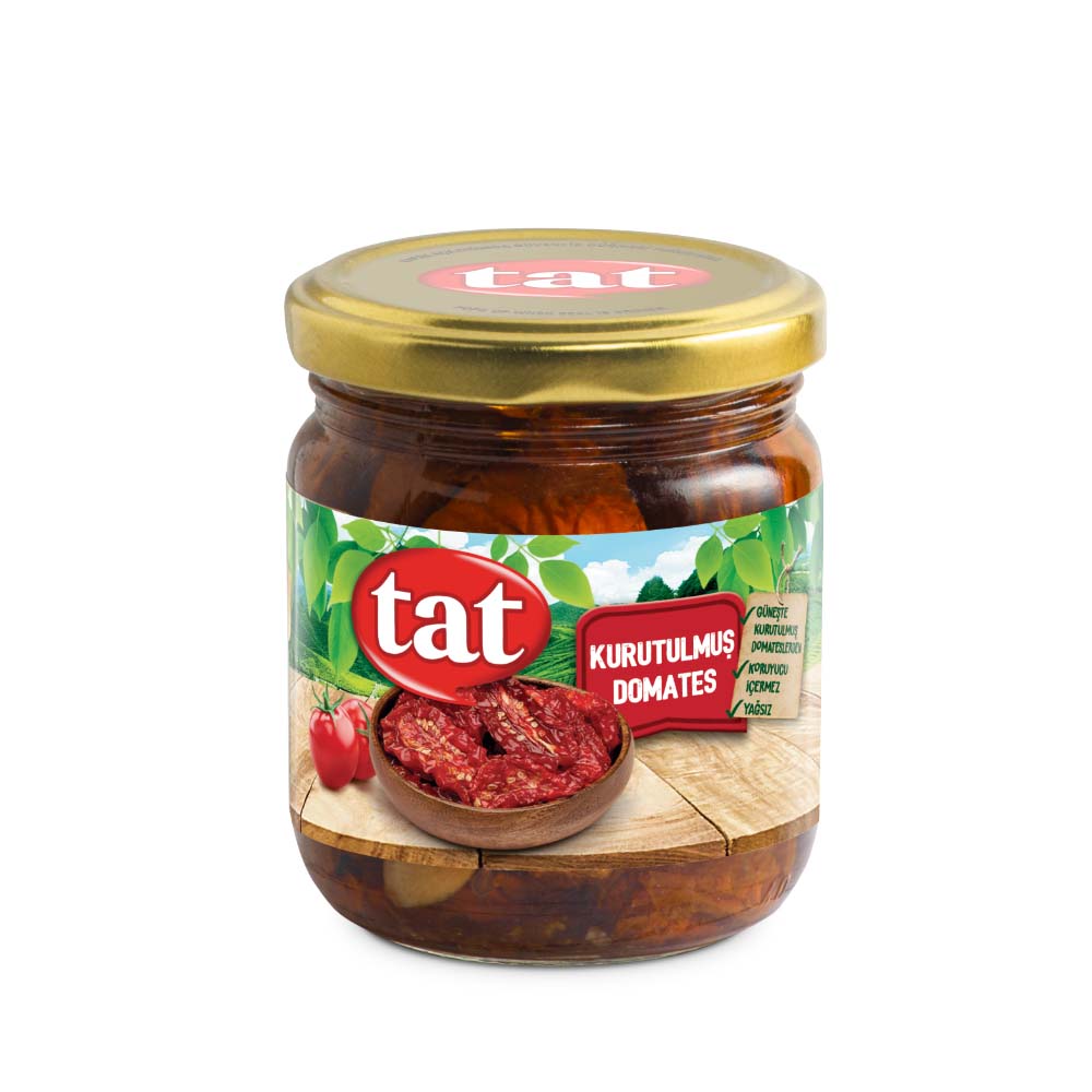 TAT SUN DRIED TOMATO (KURUTULMUS DOMATES) 210 CC, PACK OF 12