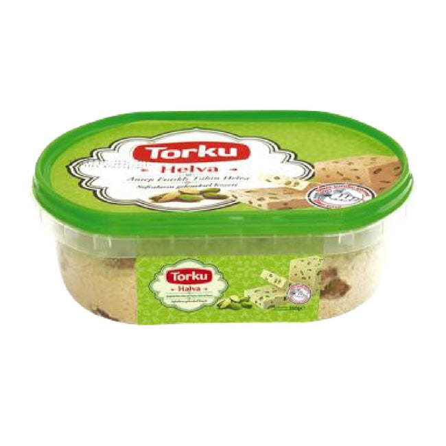 TORKU HALVA W PISTACHIO (ANTEP FISTIKLI HELVA) 350GR 12 PCS