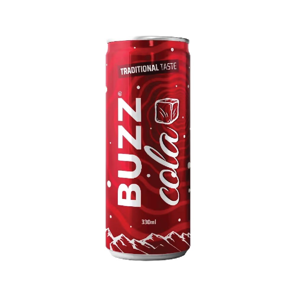 BUZZ COLA CAN 330 ML 24 PCS