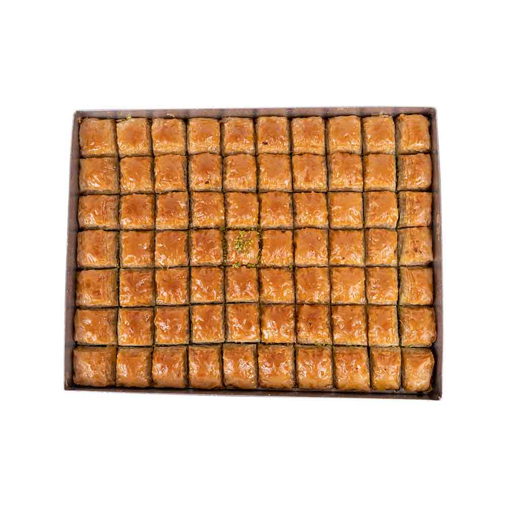 LEZZA BAKLAVA WITH DOUBLE PISTACHIOS 2.75 LB 8 PCS