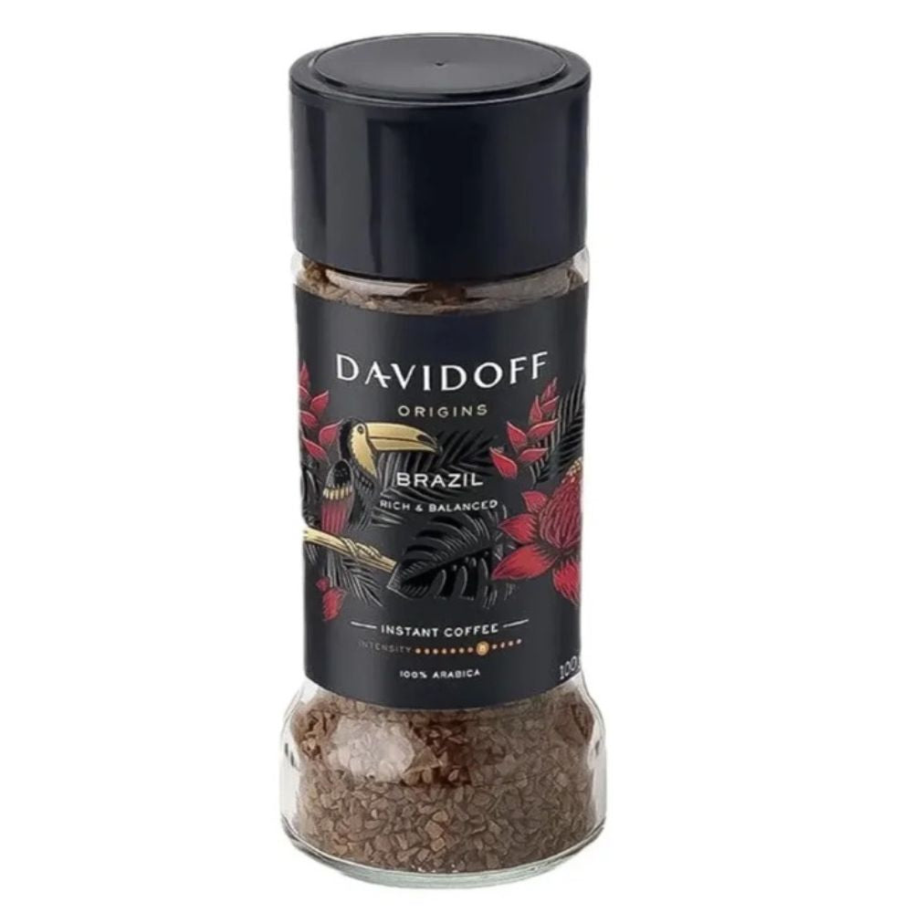 DAVIDOFF COFFEE BRAZIL (3.5 OZ) 100GR, PACK OF 6