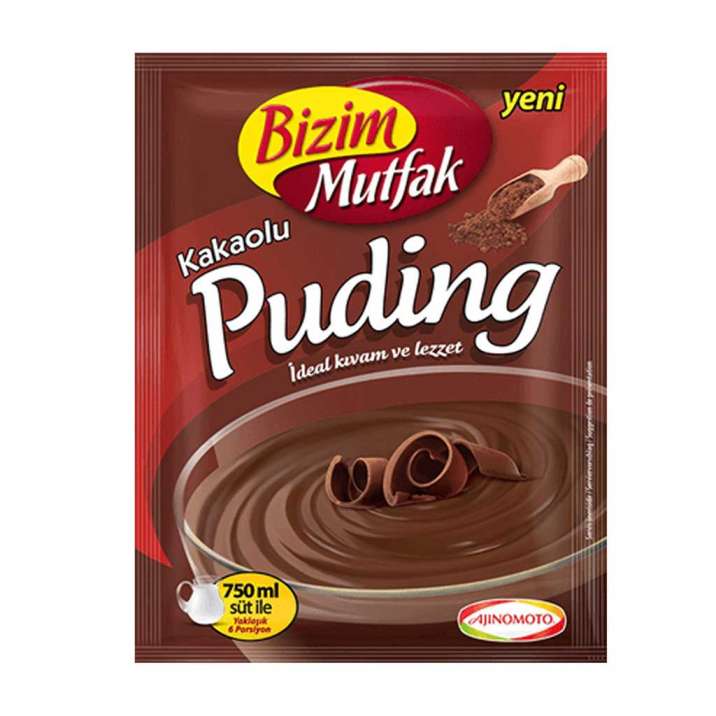 BIZIM MUTFAK PUDDING COCOA (KAKAOLU) 143GR 24 PCS