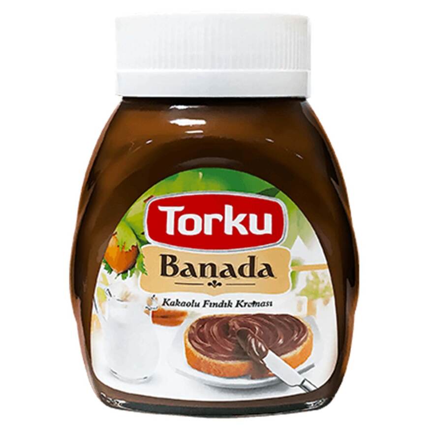 TORKU BANADA COCOA HAZELNUT CREAM GLASS 700GR 6 PCS